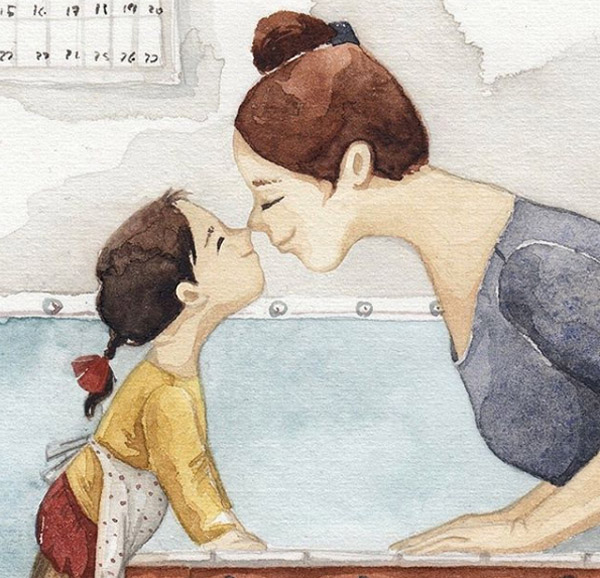 Mẹ và con gái: bộ tranh chạm đến những tình cảm ngọt ngào và bình dị nhất!