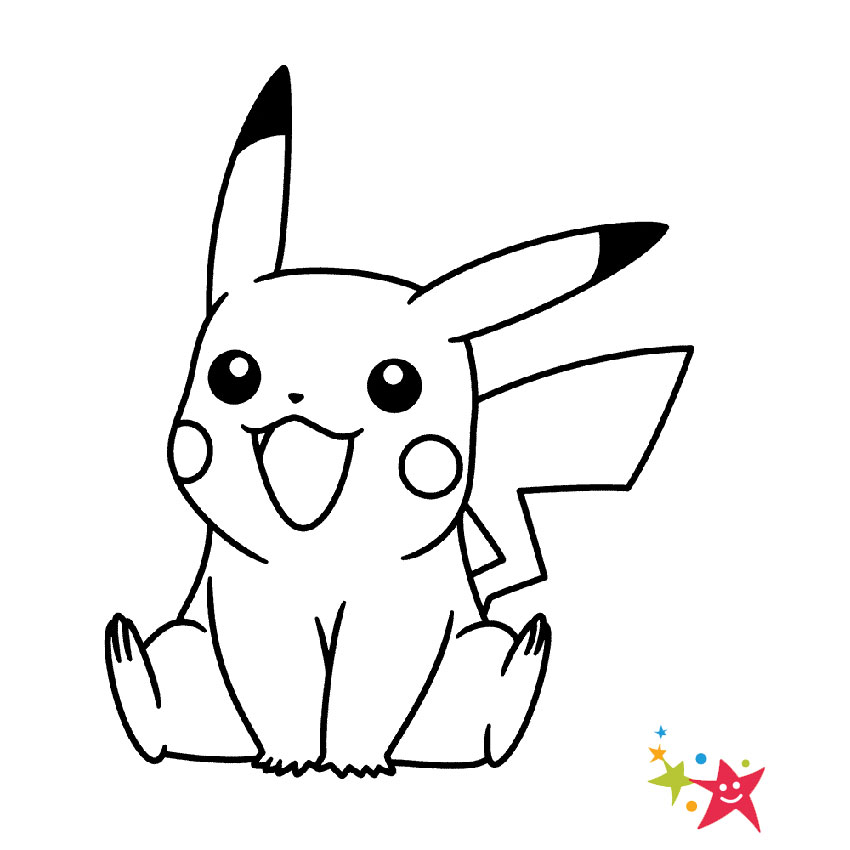 100 tranh tô màu Pokemon cho bé tập tô